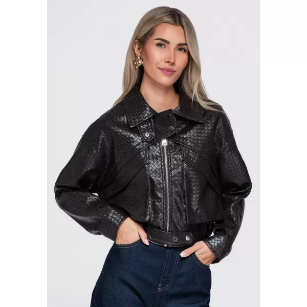  Dámska bunda OMBRE OW-JAFL-0148 BROWN 
