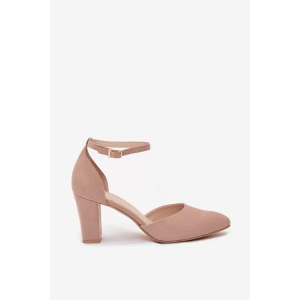  Dámske lodičky ZAZOO 823 BEIGE 