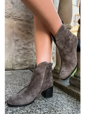 Dámske členkové topánky VINCEZA 91178 BROWN