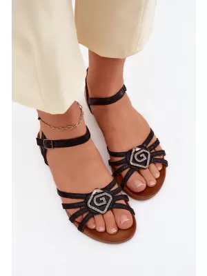 Dámske sandále S.BARSKI KV61-6056 BLACK