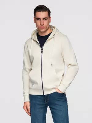 Pánska mikina OMBRE OM-SSBZ-0272 CREAM