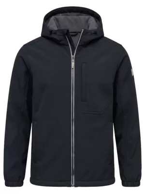 Pánska softshellová bunda OMBRE C581 BLACK