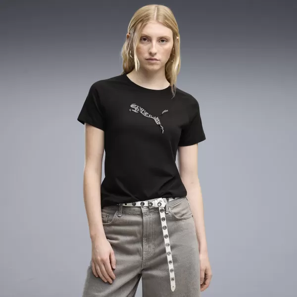  Dámske tričko PUMA ESS SEQUINS TEE 69457601 PUMA BLACK 