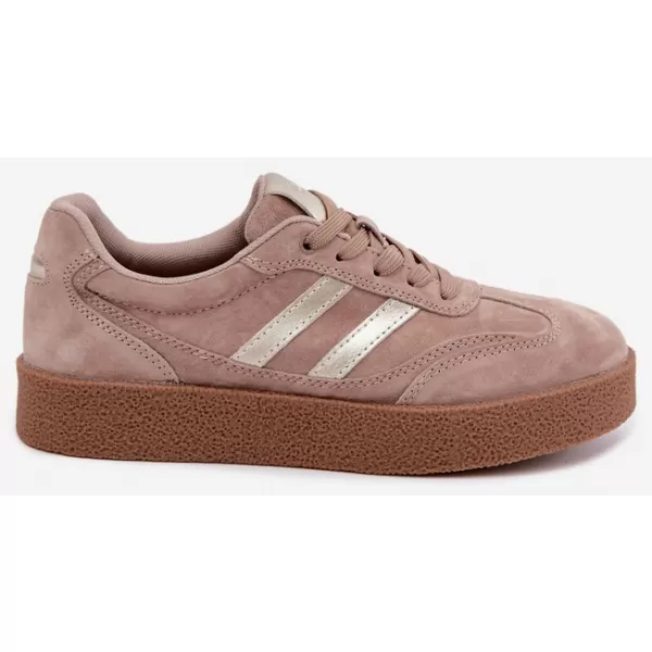  Dámske tenisky D&A LR62-7107 BROWN 