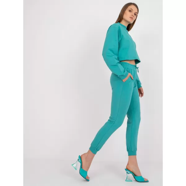  Dámske tepláky BASIC FEEL GOOD AP-DR-A-003 TURQUOISE 