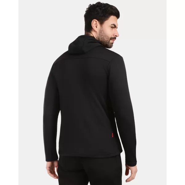  Pánska fleece mikina KILPI SEVELEN-M 1M0202KI ČIERNA 