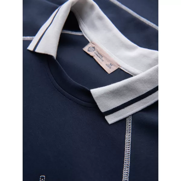  Pánska mikina OMBRE OM-SSNZ-0269 NAVY BLUE 