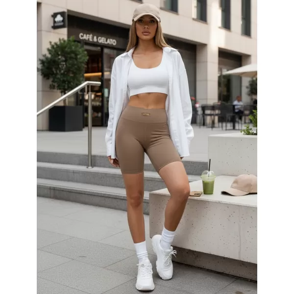 Dámske kraťasy DSTREET SY0578 KARAMELOVÁ 