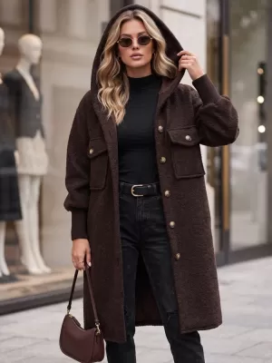 Dámsky kabát DSTREET NY0797 HNEDÁ