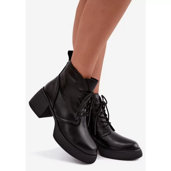  Dámske čižmy D&A CR62-3368 BLACK 