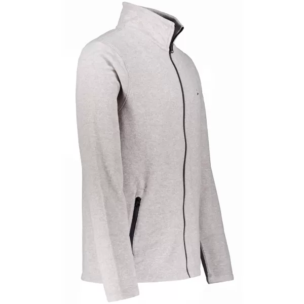  Pánska fleece mikina ALTISPORT ALM002852 STRIEBORNÝ MELÍR 