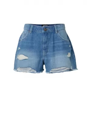 Dámske kraťasy URBAN CLASSICS TB8193 LIGHT BLUE WASHED