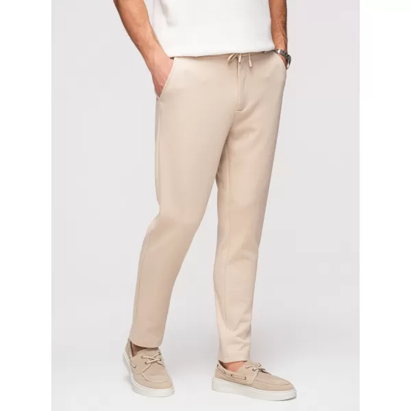  Pánske nohavice OMBRE OM-PACP-0292 BEIGE 