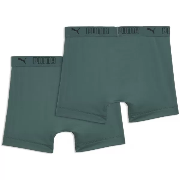  Pánske boxerky PUMA SPORT MICROFIBER BOXER 2P 93552016 GREEN 