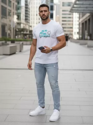 Pánske tričko DSTREET NX5020R BIELA