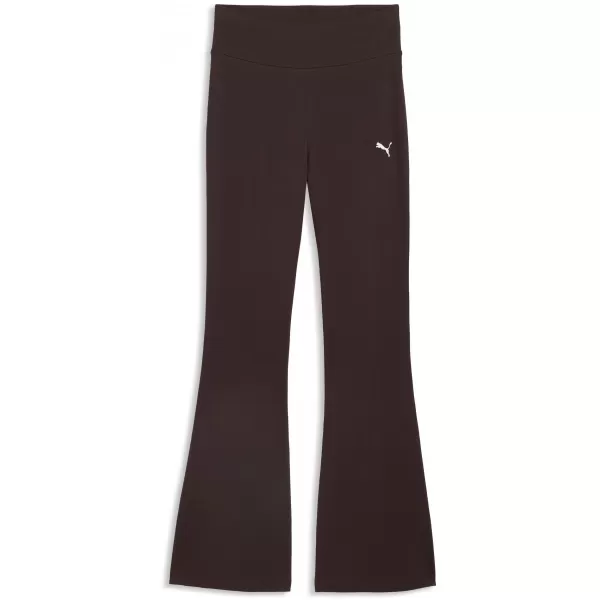  Dámske legíny PUMA ESS HIGH-WAIST FLARED LEGGINGS 63154233 CHOCOLATE FONDUE 