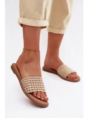 Dámske šľapky BOTO 26SD98-9832 BEIGE