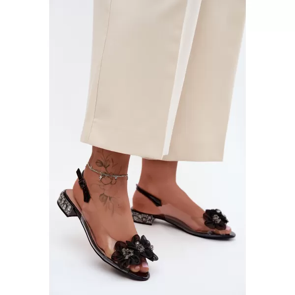  Dámske sandále D&A MR61-9006 BLACK 