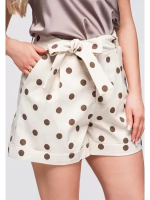 Dámske kraťasy OMBRE OW-ST-E0014 TAUPE