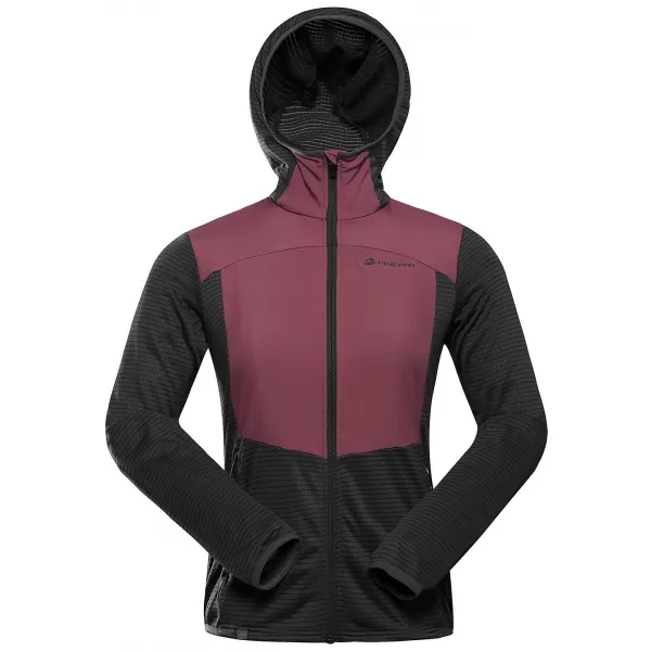  Dámska športová ultraľahká mikina ALPINE PRO ZOLLA DARK TRUE GRAY 