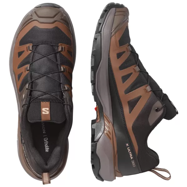  Pánske topánky SALOMON X ULTRA 360 GORE-TEX L45473300 BLACK/DARK GULL GRAY/DARK EARTH 