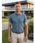 Pánske tričko s golierom MALFINI FOCUS 232 DENIM