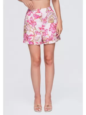 Dámske kraťasy OMBRE OW-ST-E0028 PINK