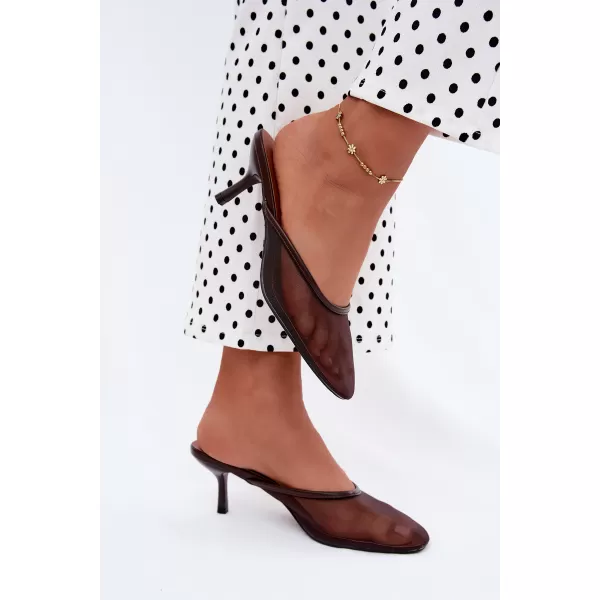  Dámske sandále BOTO LN-81 BROWN 
