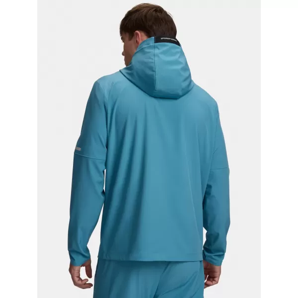  Pánska bunda UNDER ARMOUR UA TECH UTILITY WOVEN JCKT 6004967-466 MODRÁ 