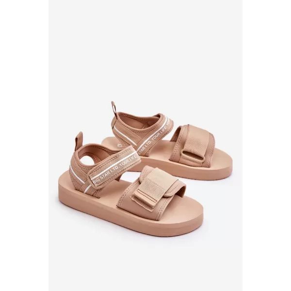  Dámske sandále BIG STAR SHOES LL274787 BEIGE 