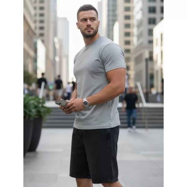  Pánske tričko DSTREET RX5675 SVETLO ŠEDÁ 