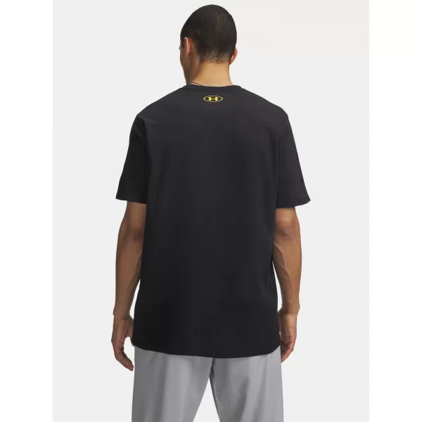  Pánske tričko UNDER ARMOUR M VARSITY CREST SS 6009249-001 ČIERNA 