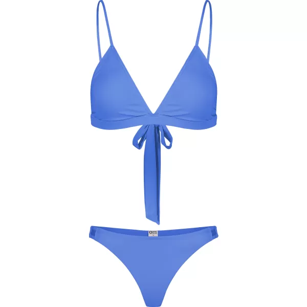  Dámske bikiny - spodný diel NORDBLANC TWINKLE NBSSS8242 MODRÁ 
