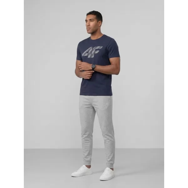  Pánske tričko 4F WMM00TTSHM3342 NAVY 