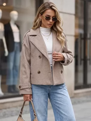 Dámsky kabát DSTREET TY6015 KHAKI