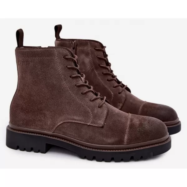  Pánske členkové topánky BIG STAR SHOES UU174220 BLACK 