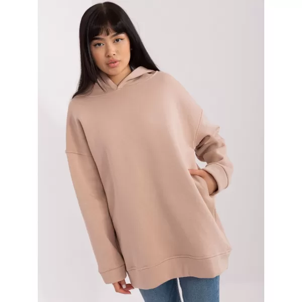  Dámska mikina BASIC FEEL GOOD RV-BL-8042.00P DARK BEIGE 