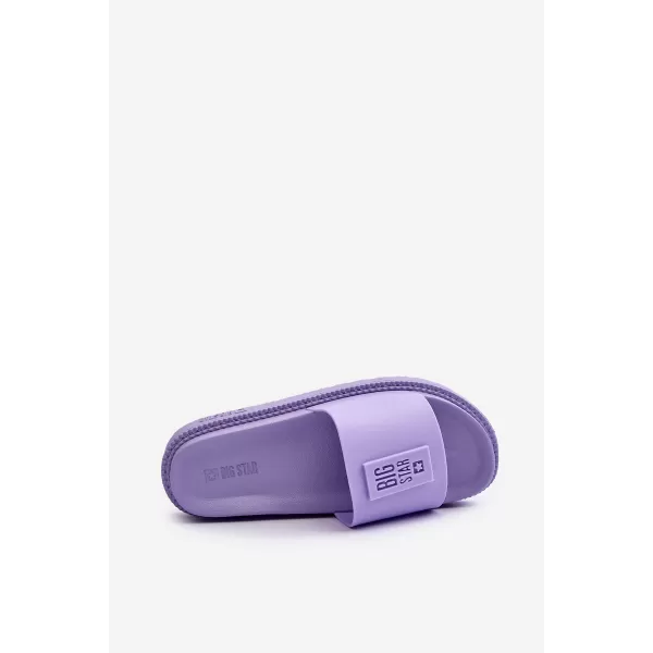  Dámske šľapky BIG STAR SHOES LL274426 VIOLET 