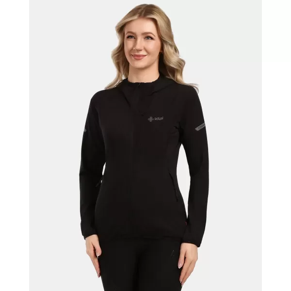  Dámska fleece mikina KILPI MEMPHIS-W 1L0201KI ČIERNA 