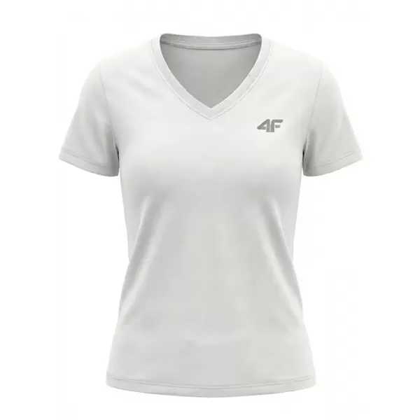  Dámske tričko 4F WMM00TTSHF3307 WHITE 