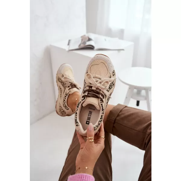  Dámske tenisky BIG STAR SHOES TT274549 BEIGE 