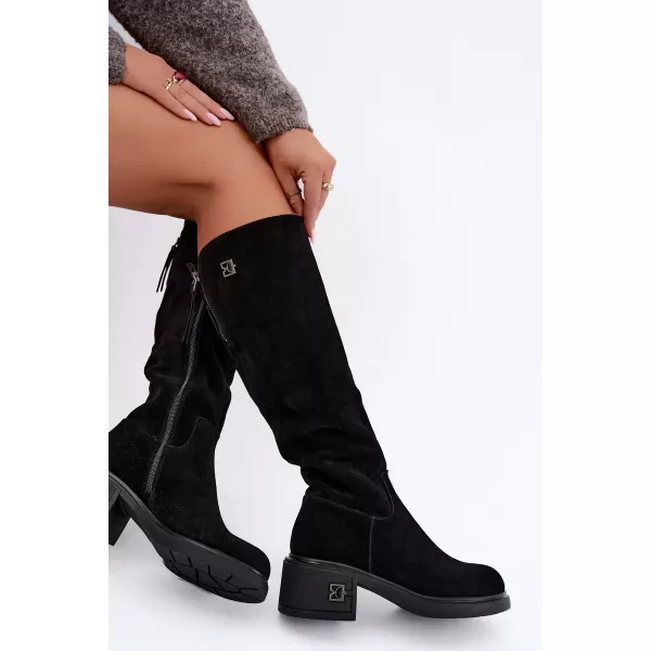  Dámske čižmy VINCEZA 67056 BLACK 