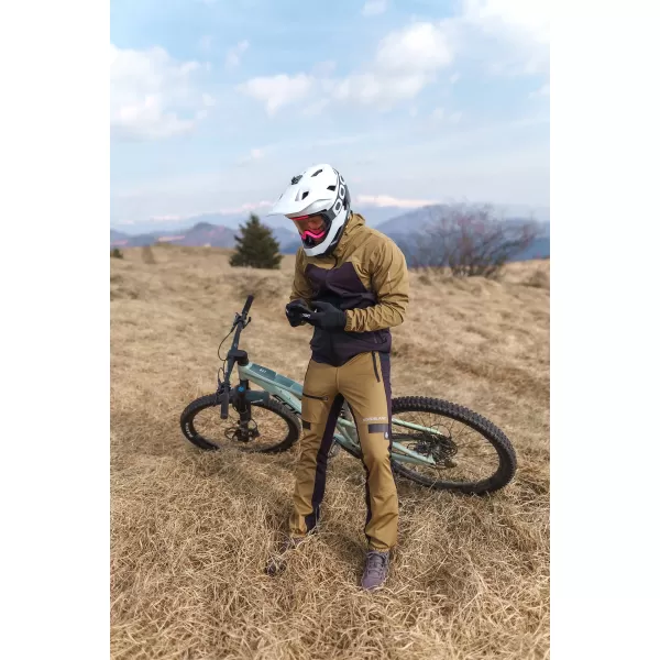  Pánske nepremokavé multi-šport nohavice NORDBLANC RIDGEWALK NBSPM8325 HNEDÁ 
