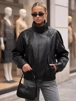 Dámska bunda DSTREET TY5960 ČIERNA