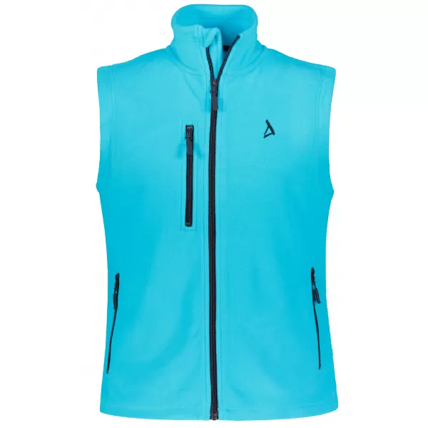  Pánska fleece vesta ALTISPORT ALM002525 TYRKYSOVÁ 
