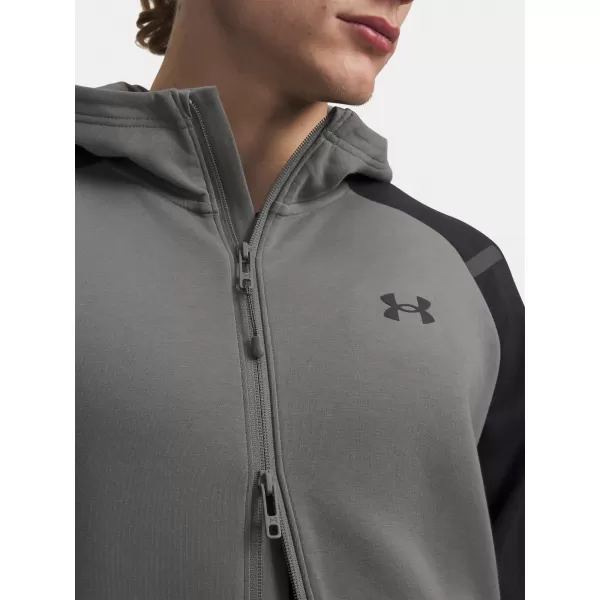 Pánska mikina UNDER ARMOUR UNSTOPPABLE FLC FZ HD EU 1389352-709 ZELENÁ 