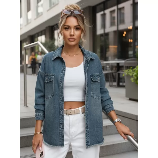  Dámska bunda DSTREET TY5683 MODRÁ 