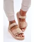 Dámske sandále BIG STAR SHOES LL274787 BEIGE