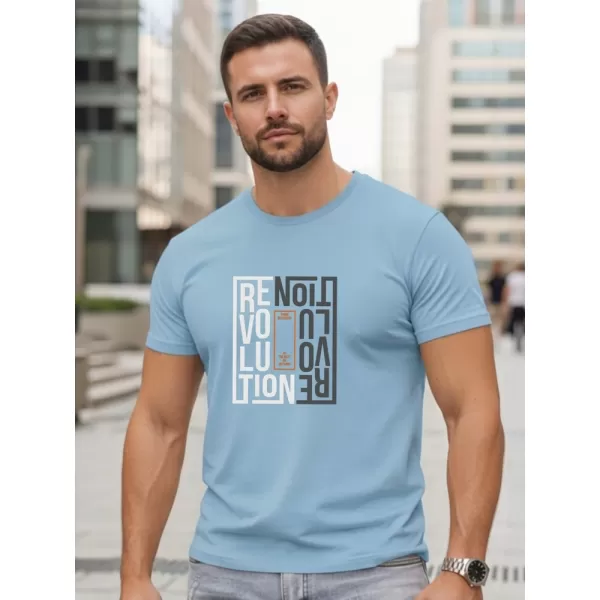  Pánske tričko DSTREET NX0143R-SK SVETLO MODRÁ 