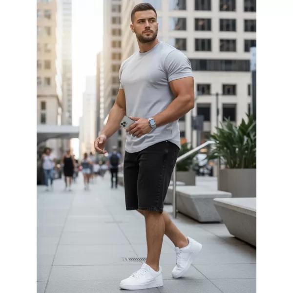  Pánske tričko DSTREET RX5675 SVETLO ŠEDÁ 
